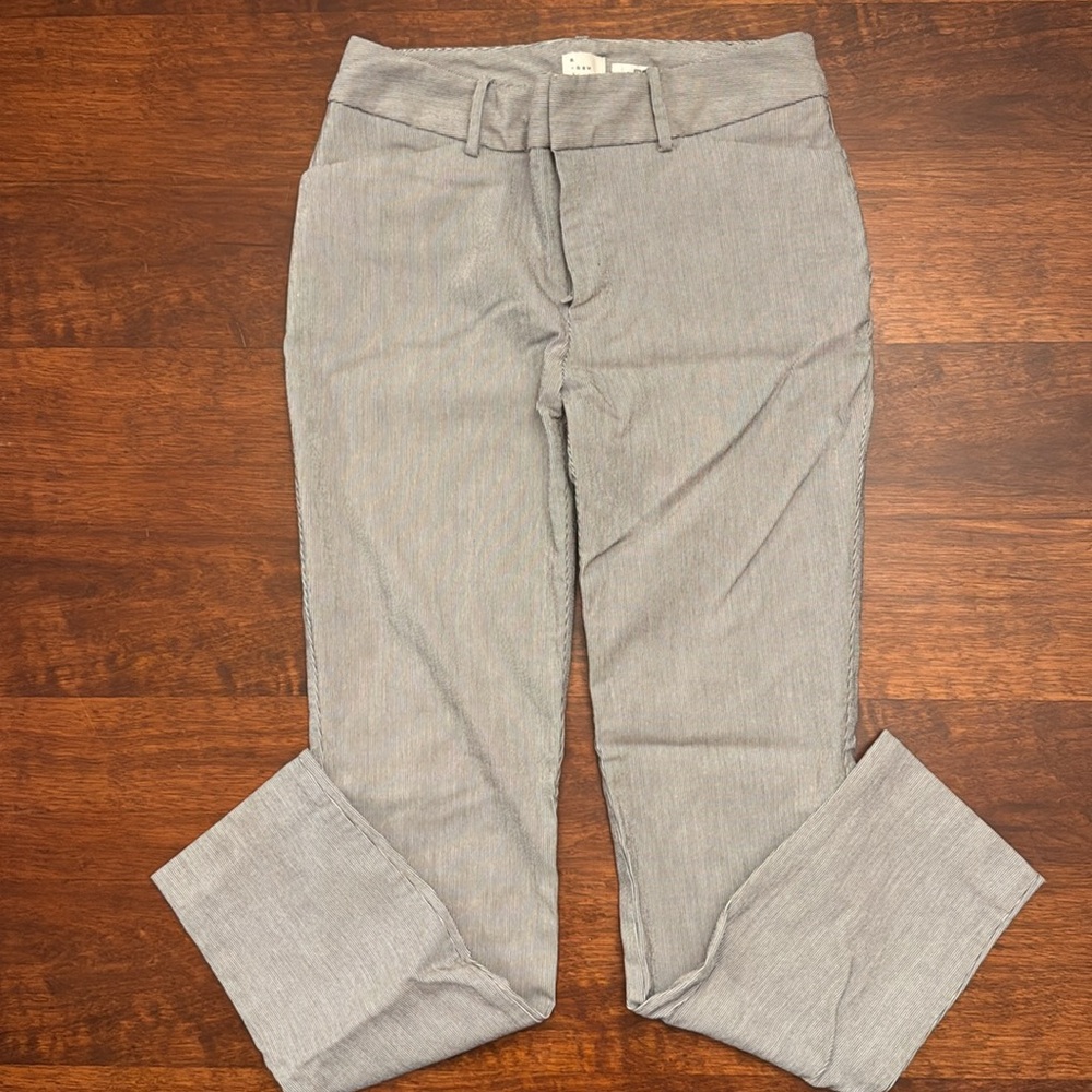 Gray Striped Pants - Picture 2 of 3